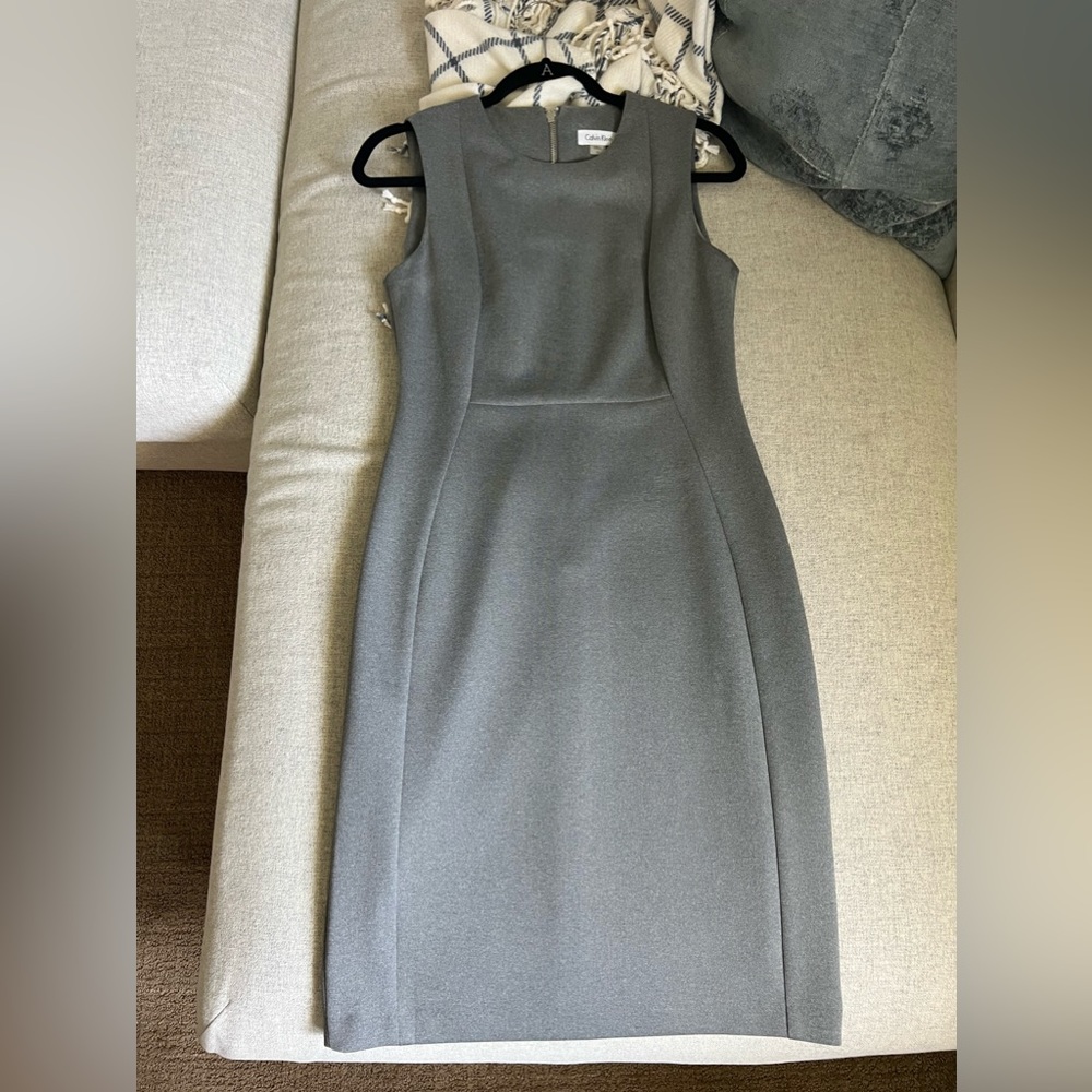 Calvin Klein gray dress